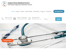 Tablet Screenshot of impianemasmedicalcentre.com